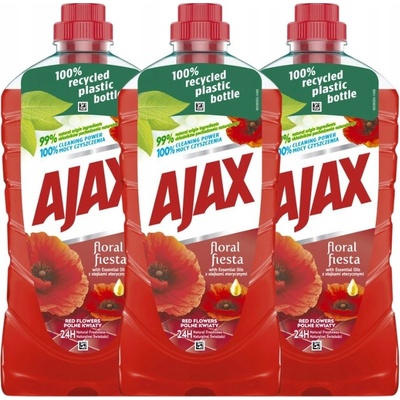 Ajax na podlahu Red Flowers 1 l – Sleviste.cz