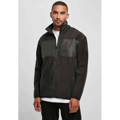 Urban Classics Мъжко поларено яке в черен цвят Urban CLassics Fleece JacketUB-TB5533-00007 - Черен, размер S