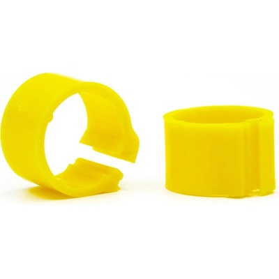 E-Z Clip Ring Kroužky, 8 mm, žluté 50ks