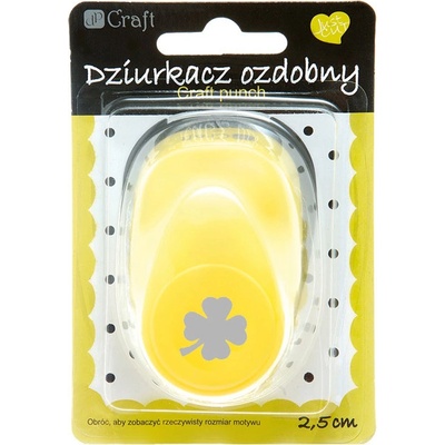 Dekorativní děrovačka DP Craft 2,5 cm - čtyřlístek