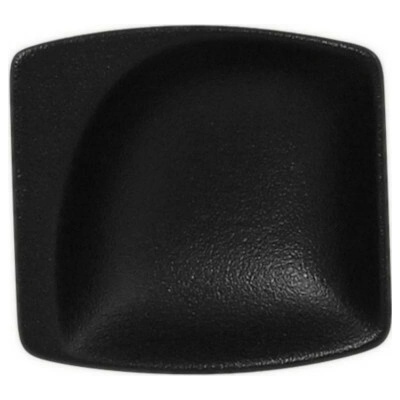 RAK Porcelain Talíř malý čtvercový 8 cm černá RAK-NFMZMS08BK