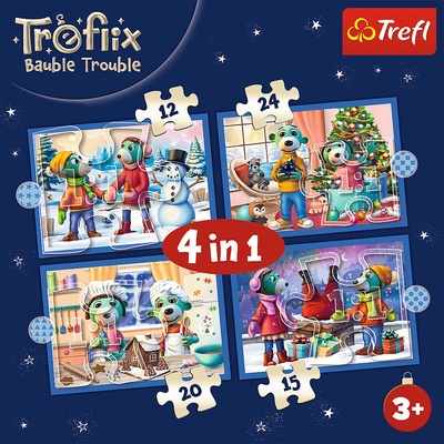 Treflíci Vianoce 4v1 12,15,20,24 dielov
