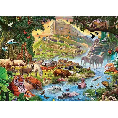 EUROGRAPHICS - Puzzle Noahs Ark - 500 piese