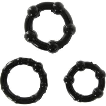 Image 1 of Scala Stay Hard Three Rings Black
