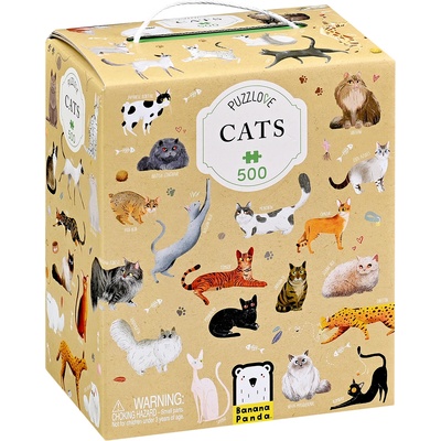 BANANA PANDA Пъзел Banana Panda от 500 части - Котки (49215)