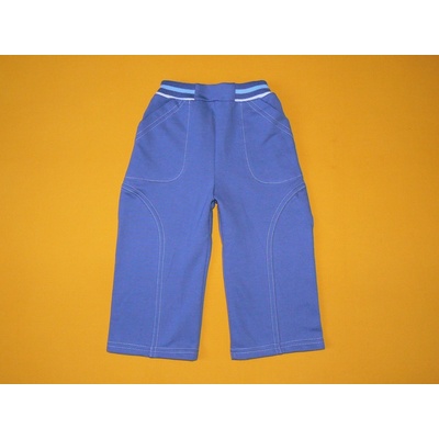 Dětské tepláky s nápletem šedá