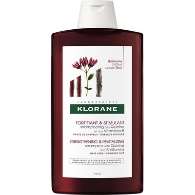 Klorane Shampooing À La Quinine & Edelweiss BIO šampón s chinínom a bio plesnivcom alpským 400 ml