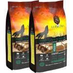AMBROSIA Senior & Sterilized All Breeds Fresh Turkey & Salmon 2 x 12 кг