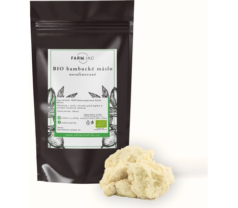 Farm.inc BIO nerafinované bambucké máslo 500 g