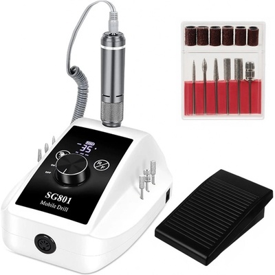 BeautyRelax SG801 Brúska na nechty s príslušenstvom 35000Rpm biela