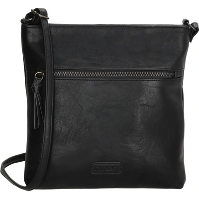Beagles Černá prošívaná crossbody kabelka „Jenny”