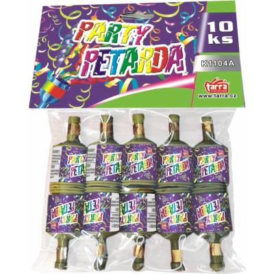 PARTY PETARDA šampusky 10 ks K1104A