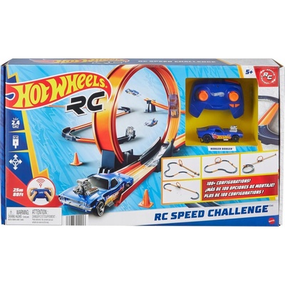 Mattel Hot Wheels RC Rychlostní výzva sada kolejí HXX45