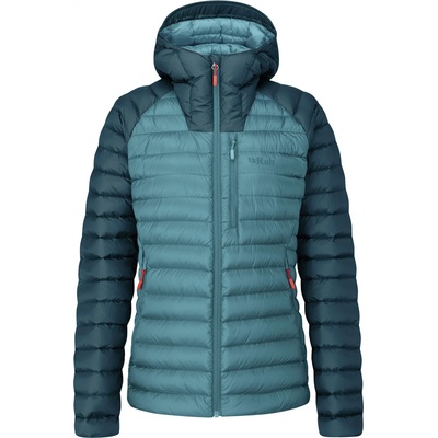 Rab Дамско пухено яке Rab Women's Microlight Alpine Jacket Down jacket - Orion Blue / Citadel - размер 38 (EU) (104-2576-0812)