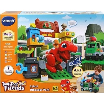Image 1 of Vtech Игрален комплект 2 в 1 Vtech - Паркът на динозаврите (английски език) (V542103)