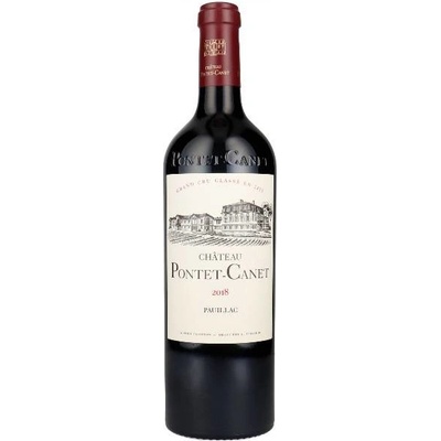 Château Pontet Canet Cuvée suché červené 2018 14% 0,75 l (čistá fľaša)