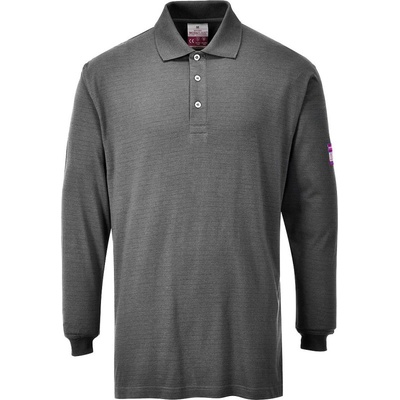 Portwest Flame Resistant Anti-Static FR10 dlouhý rukáv Šedá M