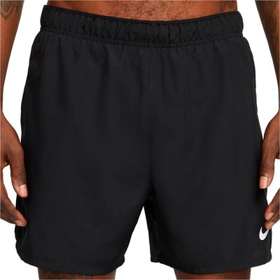 Nike Мъжки къси панталони Nike Challenger Dri-FIT Laufshorts mit Futter Tracksuit trousers - Black / Black / Black / Reflective Silver (008-1159-0111)