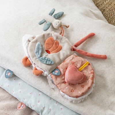 Nattou Knižka plyšová ježko Zoe s aktivitami 14 cm Mila Zoe & Lana 266338