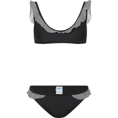 Zoggs Дамски бикини Zoggs Siena Frill Bikini Womens - Black