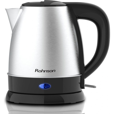 Rohnson Електрическа кана Rohnson R-7621, 1800W, Капацитет 1.2 л, Неръждаема стомана, 360° основа, Сив (R-7621)