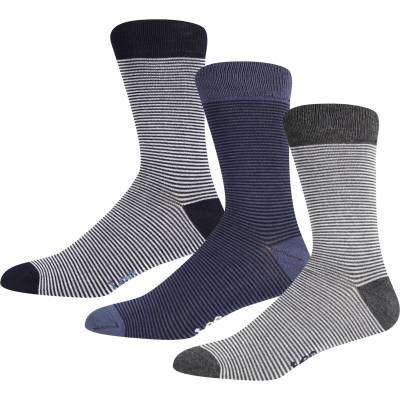 Lee Men's Carry Crew Sock - Navy/Blue/Grey