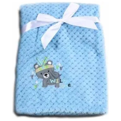 Cangaroo Бебешко одеяло Cangaroo - Freya, 110 х 80 cm, Синьо (106848)
