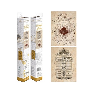 Harry Potter (Map And School List) Boxed Posters, PPB35442