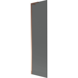Mexen Next L параван за вана 1-крилен 50 x 150 cm, графит, розово злато - 895-050-000-03-40-60 (895-050-000-03-40-60)