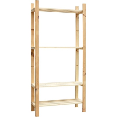Regalux Drevený regál 170 x 80 x 30 cm 53010000101