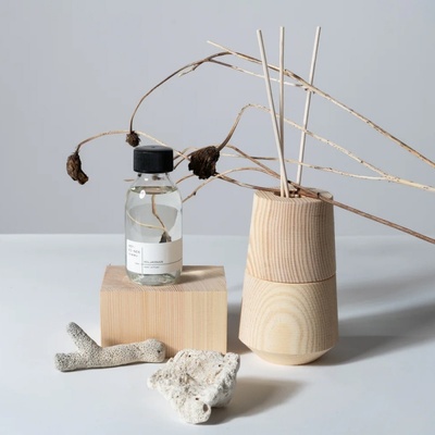 Hetkinen Dřevěný difuzér Vessel + vůně Hiljaisuus 100 ml