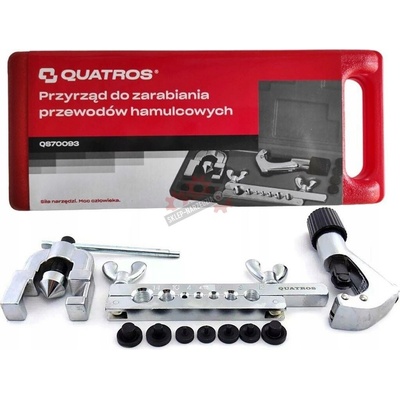 Pertlovací sada pro úpravu brzdových trubek 4 - 14 mm - QUATROS QS70093 – Hledejceny.cz