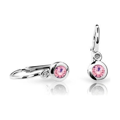 Cutie Jewellery zlaté dětské naušnice C1537B Pink