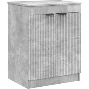 vidaXL Шкаф за баня Бетонно сиво 54 x 41 x 70 см Инженерна дървесина (890151)
