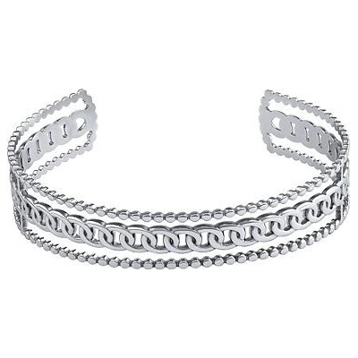 Silvego Dámsky náramok Inaros otvorený z chirurgickej ocele RRC0289B