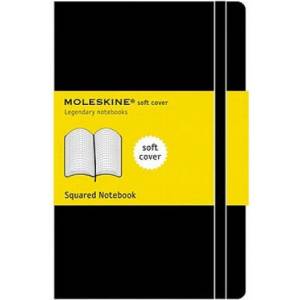 Moleskine Soft Extra Large Squared Notebook Black (ISBN: 9788883707247)