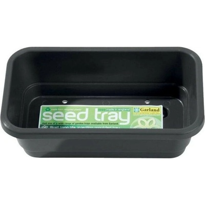 Garland Mini Seed Tray Black 17x10x5 cm, čierny zásobník s drenážou