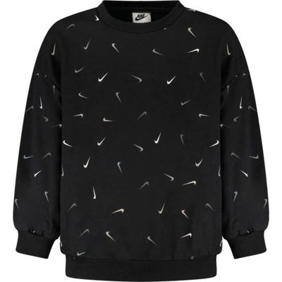 Nike Детски суитшърт с цип nike, Размер 6a, Цвят Черен (36k599_neblack)