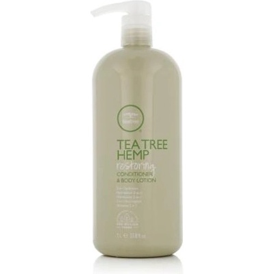 Paul Mitchell TEA TREE Hemp Restoring Conditioner & Body Lotion 1000 ml хидратиращ балсам и лосион за тяло унисекс