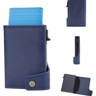HARAHU Wallet no-36218 - Син kp36218 (no-36218)