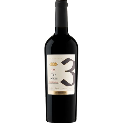 Conti Zecca Quattro Conti Tre Forte Rosso Puglia červené 13% 0,75 l (čistá fľaša)