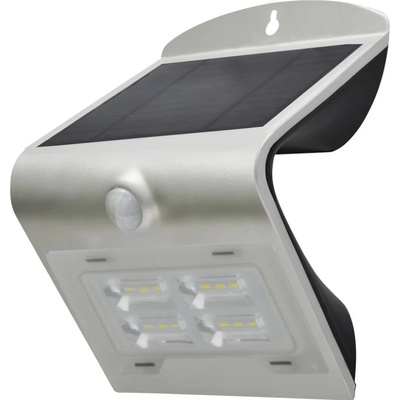 IMMAX venkovní solární LED osvětlení s čidlem/ 2W/ 4000-4500K/ IP65/ stříbrné
