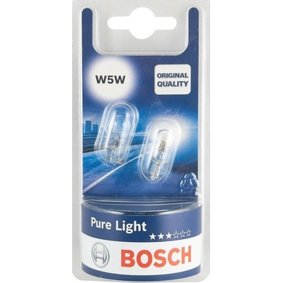 Bosch Pure Light W5W W2,1x9,5d 12V 5W