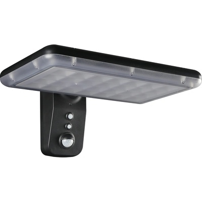 СОЛАРНА ЛАМПА ЗА СТЕНА 15w ip65 СЪС СЕНЗОР, ЧЕРЕН (98sol317)