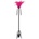 Secret Play Duster and Riding Crop Black-Fuchsia