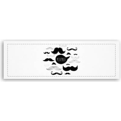 Fotoobraz 150x55 cm panorama movember moustaches
