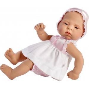 Asi dolls Asi - Кукла-бебе Лучия с бяла рокличка