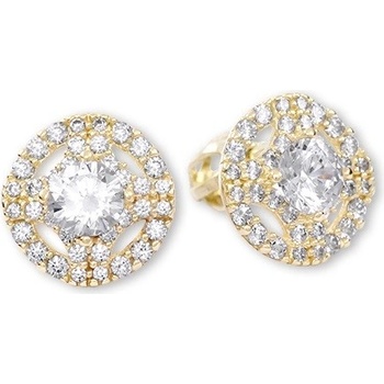 Soliter Blyštivé náušnice zo žltého zlata 239 001 00859