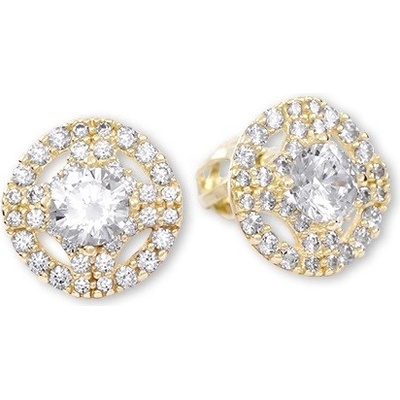 Soliter Blyštivé náušnice zo žltého zlata 239 001 00859