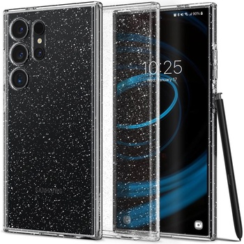 Spigen Калъф Spigen - Liquid Crystal Glitter, Galaxy S24 Ultra, прозрачен (8809971221702)